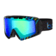 Bolle Z5 OTG Goggles, Shiny Black and Blue Frame, Green Emerald Lens, 21498