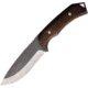 BORDO Potter Natural Fixed Blade Knife, 8.75in Overall, 4.5in, Stainless Steel, Natural Blade, Brown Wood Handle, Leather Sheath, POTTER WALNUT
