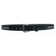 Boston Leather 1 1/4 Off Duty Belt, Black/gray - 6580R-1-30
