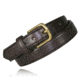 Boston Leather 1 1/4inch Brown Feather Edge Dress Belt - 6426-1-42