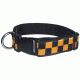 Boston Leather 11/2inch Navy &amp; Gold Nylon Collar - 8154-5