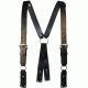 Boston Leather Fireman's Leather Suspenders - 9175-1