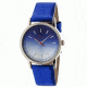 Boum BM3301 Ombre Ladies Watch 38mm, Blue Face, Blue Leather Band BOUBM3301