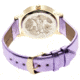 Boum BM3305 Ombre Ladies Watch 38mm, Plum Face, Plum Leather Band BOUBM3305