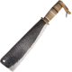 BR Rinaldi Machete Knife, 16.5in Overall, 11.5in Spring Steel Blade, Stacked Leather Handle, 213
