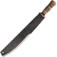 BR Rinaldi 20.75in Machete, 16in, Natural Finish Spring Steel Blade, Stacked Leather Handle, 135
