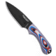 Bradford Bradford Knives Guardian3 Fixed Blade Red/White/Blue G-10 3.5" Black, Blue/Red/White, MagnaCut, adult, BHQ-222334