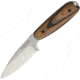 Bradford Knives Guardian 3.5 Sabre 3D G-Wood Fixed Blade Knife, 7.5in Overall, 3.5in Stonewash N690 SS Drop Point, Sabre Grind Blade, Brown G-Wood Handle, Brown Leather Belt Sheath, 3.5S-115-N690