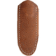 Bradford Knives Guardian 3 Tiger Stripe, 6 3/4in Fixed Blade Knife, 6.75in Overall, 3.25in Stonewash N690 SS Drop Point, Textured G10 Handle, Black/Orange Handle, Brown Leather, 3FE-006-N690