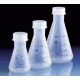 BrandTech Erlenmeyer Flasks with Screw Caps, PMP, BrandTech V66895 Pmp Flasks