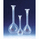 BrandTech Volumetric Flasks with [SJ] Stoppers, Class A and Class B, BrandTech V67404 Class A Flasks, Pmp