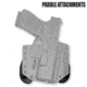 Bravo Concealment BCA OWB Gun Holster, Glock 43,43x,43x MOS, Left Hand, Black, BC10-1034