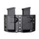 Bravo Concealment Magazine Pouch, Double, 1.5 Belt Loops, Size Large, Fits Glock 19/17, Sig P320, HK VP9, CZP10 Magazines, Ambidextrous, Polymer, Black BC60-2003L