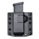 Bravo Concealment Magazine Pouch, Single, 1.5 Belt Loops, Size Small, Fits G43 and M&amp;P Shield Magazines, Ambidextrous, Polymer, Black BC60-1001S