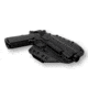 Bravo Concealment OWB BCA Holster 3.0, 1911 4.25in - 5in non-rail rail .45acp, Right Hand, 1.5in Belt Loops, Black, Small, BC10-1022