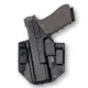 Bravo Concealment OWB BCA Holster 3.0, Glock 17, 22, 31 Gen 3-5, Right Hand, 1.5in Belt Loops, Black, Small, BC10-1002