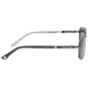 Breed Gotham Polarized Sunglasses - Mens, Silver Frame, Black Lens, Silver/Black, One Size, BSG067C2