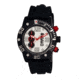 Breed Grand Prix Chronograph Mens Watch, Silver Dial, 45mm Case Diameter BRD3907