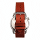 Breed Leather-Band Watch w/Second Sub-dial, Brown/Black, BRD8802, Brown/Black, One Size, BRD8802
