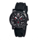 Breed Manning Mens Watch, Black Silicone Band, Black Bezel, Black Analog Dial, Black-and-white Hand BRD2605