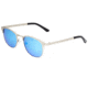 Breed Phase Sunglasses, Silver Titanium Frame, Celeste Polarized Lens, Silver/Celeste, One Size, BSG058SL