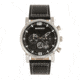 Breed Ryker Chronograph Leather-Band Watch w/ Date, Black, One Size, BRD8202