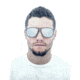 Sunglasses Concorde 001BN, Brown Titanium Frame, Brown Lens