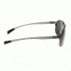 Sunglasses Concorde 001SR, Silver Titanium Frame, Black Lens