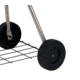 BRENTWOOD Portable Charcoal BBQ Grill with Wheels, Red, 17, BB-1701
