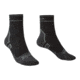 Bridgedale Lightweight Ankle Plus Socks - Mens, Black/Mid Grey, Small, 710090-845-S