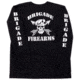 Brigade Manufacturing Garment Logo T-Shirt Long Sleeve, Black, Medium, GLS0A3B0
