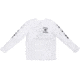 Brigade Manufacturing Garment Logo T-Shirt Long Sleeve, White, Medium, GLS0A3I0