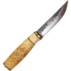 Brisa Polar Knife 95 Fixed Blade Knife, 3.75in, 80CrV2 carbon steel blade Fixed Blade Knife, 8.25in Overall, 3.75in 80Crv2 Carbon Steel Blade, Curly Birch Handle, Brown Leather Belt Sheath, 24154