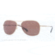 Brooks Brothers BB4023 Sunglasses 158173-58 - Gold Frame, Brown Solid Lenses