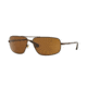 Brooks Brothers BB4031S Sunglasses 164373-61 - Satin Brown Frame, Brown Solid Lenses