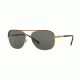 Brooks Brothers BB4038S Sunglasses 100171-58 - Gold Frame, Green Solid Lenses
