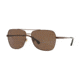 Brooks Brothers BB4045S Sunglasses 164373-60 - Satin Brown Frame, Brown Solid Lenses
