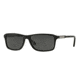 Brooks Brothers BB5019 Sunglasses 606487-57 - Matte Black Frame, Grey Solid Lenses