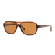 Brooks Brothers BB5023S Sunglasses 608773-58 - Amber Frame, Brown Solid Lenses