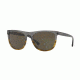 Brooks Brothers BB5037S Sunglasses 612871-55 - Grey Brown Horn Gradient Frame, Dark Grey Solid Lenses