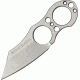 Brous Blades Silent Soldier Ranger Stonewash Fixed Blade Neck Knife, Reverse Tanto BRB10