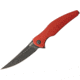 Brous Blades Sniper Linerlock Red Acid Folding Knife,3.75in,D2 Tool Steel,Acid Stonewash,Red,Aluminum Handle BRB113