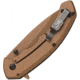 Browning Auruc Assisted Opening Folding Knife - Box, 3.375in, D2 High Carbon Steel, Drop Point, G10 Handle, N, 3220483B