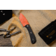 Browning Back Country Small Fixed Blade Knife, 2.75in, Deep Belly Skinner, Composite Handle, Blaze, 3220499