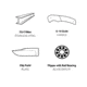 Browning Branded Rock Field Assisted Opening Folding Knife, 3in, 7Cr17Mov, Wharncliffe, G10 Handle, N, 3220514