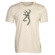 Browning HT Buckmark Short Sleeve T-Shirt - Men's, Tan, Medium, 5010144802