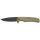 Browning Buckmark Slim Folding Knives, 3.125in, D2 High Carbon Steel, Drop Point, Sage Laminate Handle, N, 3220513