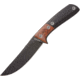 Browning Fixed Blade Knife with Wood Handle, 4.75 black finish stainless clip point blade, Black and brown, 3220372