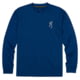 Browning Graphic Long Sleeve Sun Shirt - Mens, Navy, Small, 3011789501