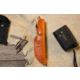 Browning Guide Series Fixed Blade Knife, 3.625in, Sandvik 14C28N, Skinner, G10 Handle, Split Grain Leather, 3220451